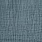 Preview: Musselin Double Gauze uni blaugrau